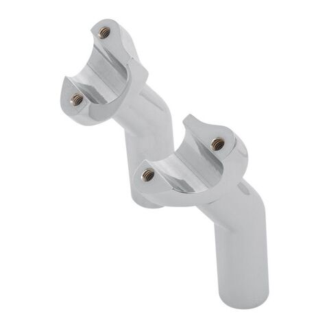 Drag Specialties 1" Handlebar Risers For Harley 5.5" Tall / Chrome Pullback [Open Box]