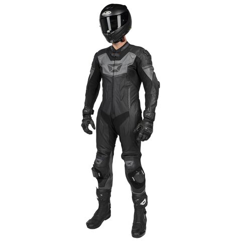 Cortech Revo Sport Air Race Suit Black/Gunmetal / XL [Blemished - Very Good]