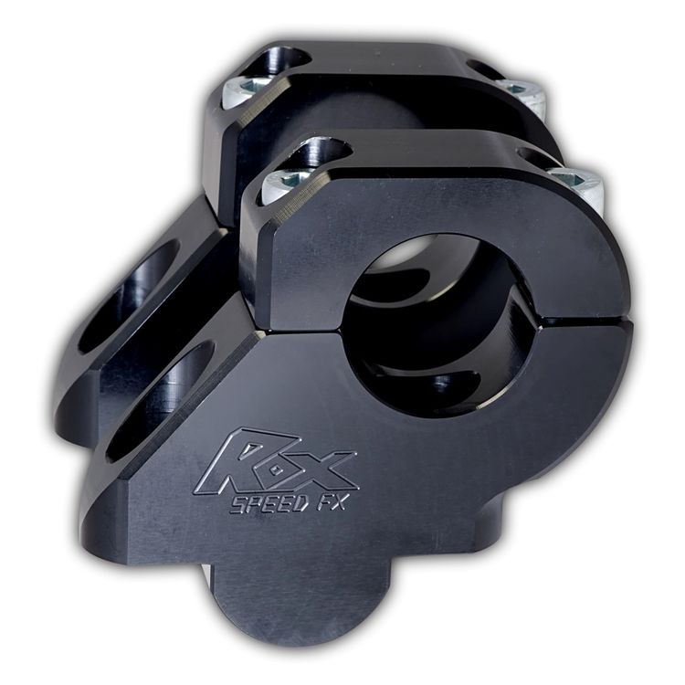 Rox 1 1/2" Barback Risers For 1 1/8" Bars Black Anodized [Demo - Acceptable]