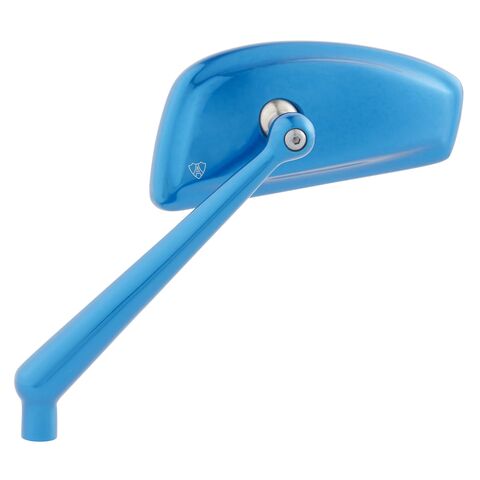 Arlen Ness Tearchop Forged Mirror Left Side / Blue [Blemished - Good]