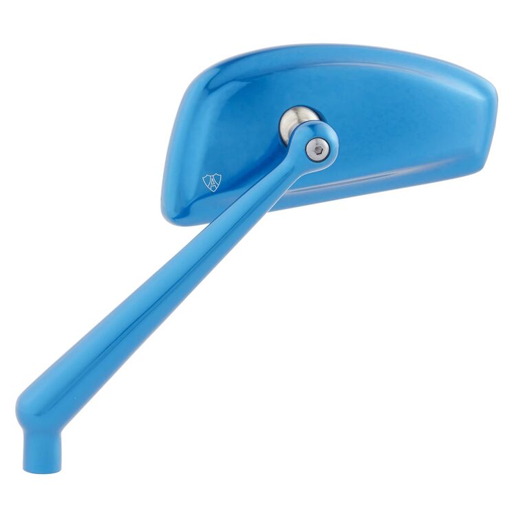 Arlen Ness Tearchop Forged Mirror Left Side / Blue [Blemished - Good]