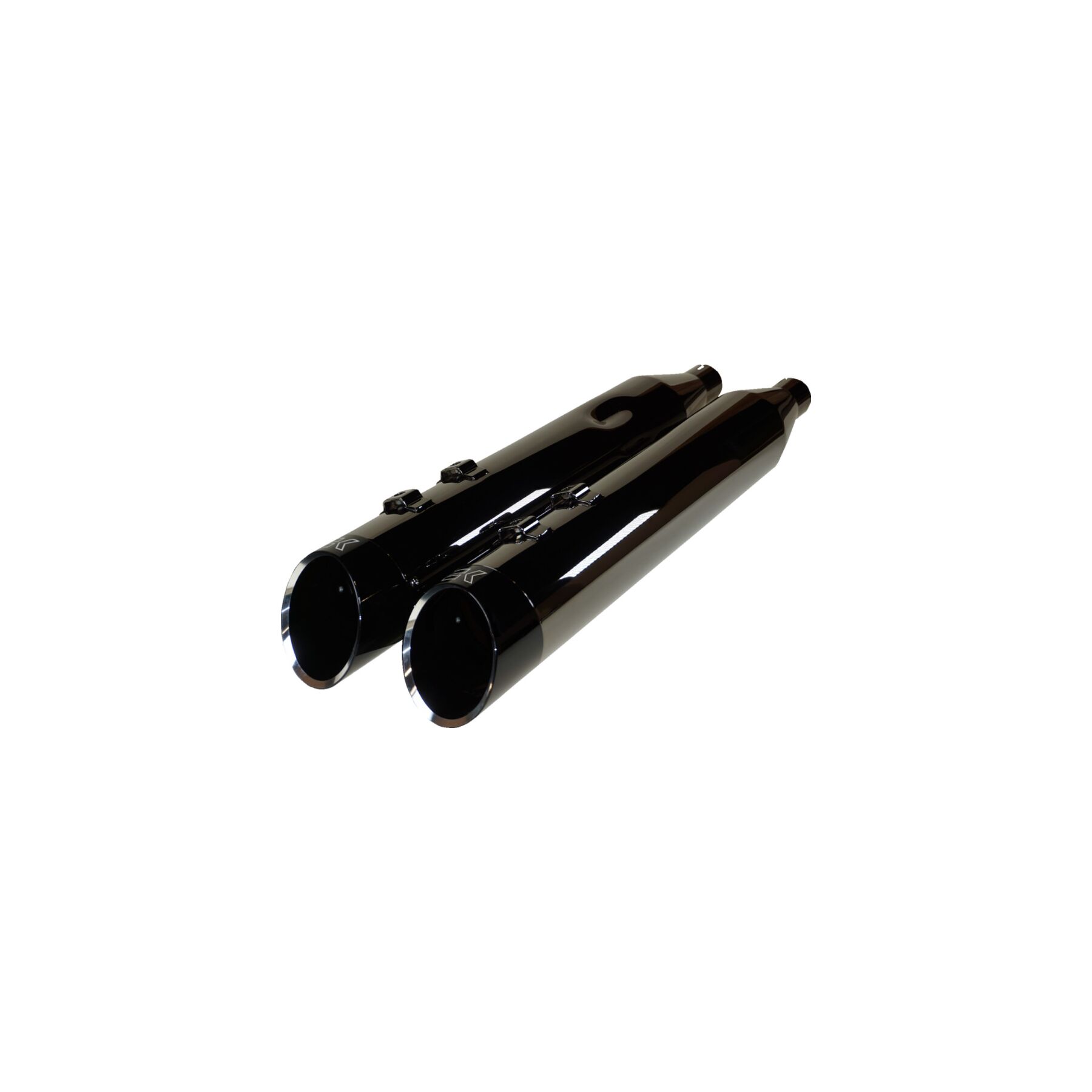 Khrome Werks HP Plus 4.5 Edge Tip Slip-On Mufflers For Harley Touring