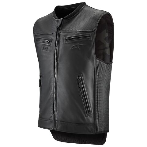 Alpinestars Tech-Air 3 Leather Vest Airbag System (MD) Black / MD [Open Box]