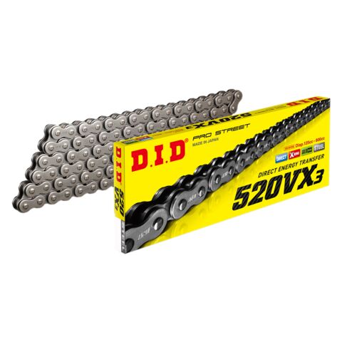 DID 520VX3 X-Ring Chain 108 Links / Natural [Demo - Acceptable]