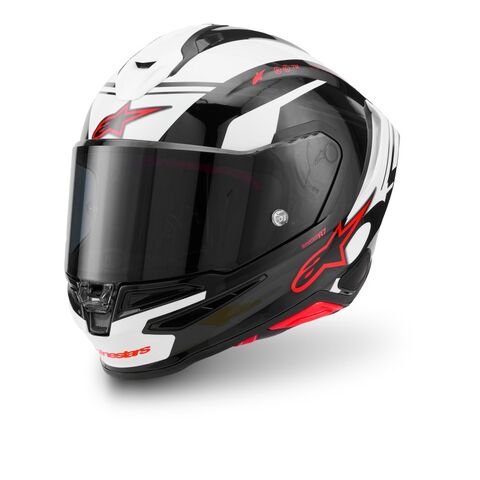 Alpinestars S-R7 A-Core Helmet Black/White/Red / SM [Open Box]
