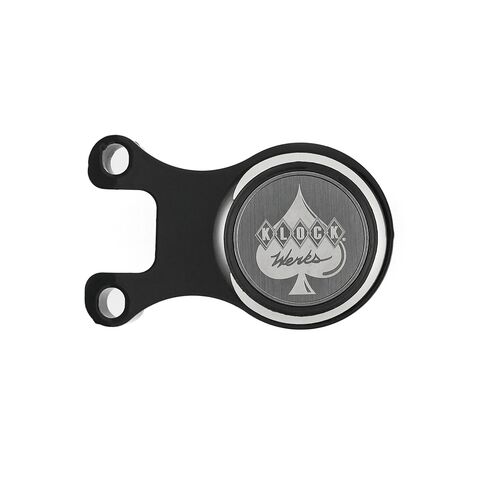 Klock Werks Ambidextrous iOmount for Harley 1996-2026 Black [Previously Installed]