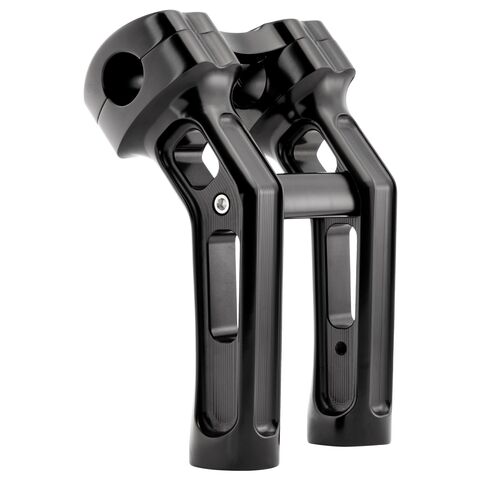 Arlen Ness Method Kickback Risers For Harley 7" / Black [Demo - Acceptable]