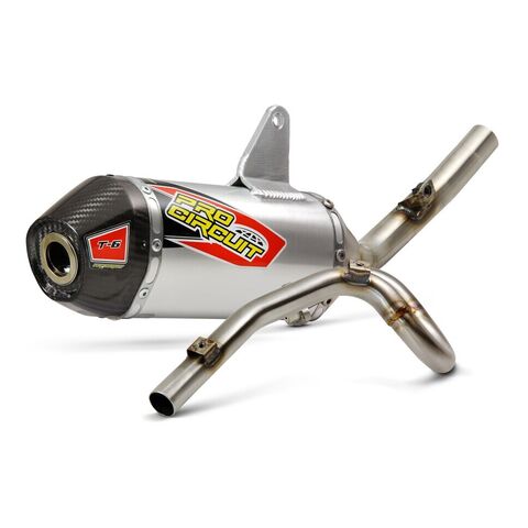 Pro Circuit T-6 Exhaust System Kawasaki KLX140 2008-2026 Stainless Steel/Aluminum/Carbon Fiber [Open Box]