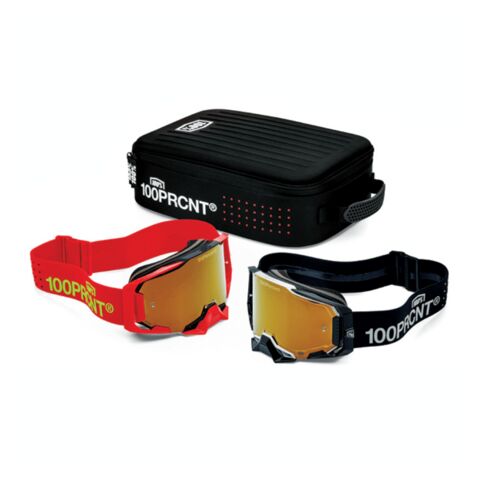 100% Armega Racer Pro Goggles Pack