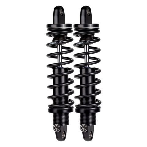 Legend Suspension Revo-A Coil Shocks For Harley Touring 1999-2026 Black / 12"/Heavy Duty [Blemished - Good]