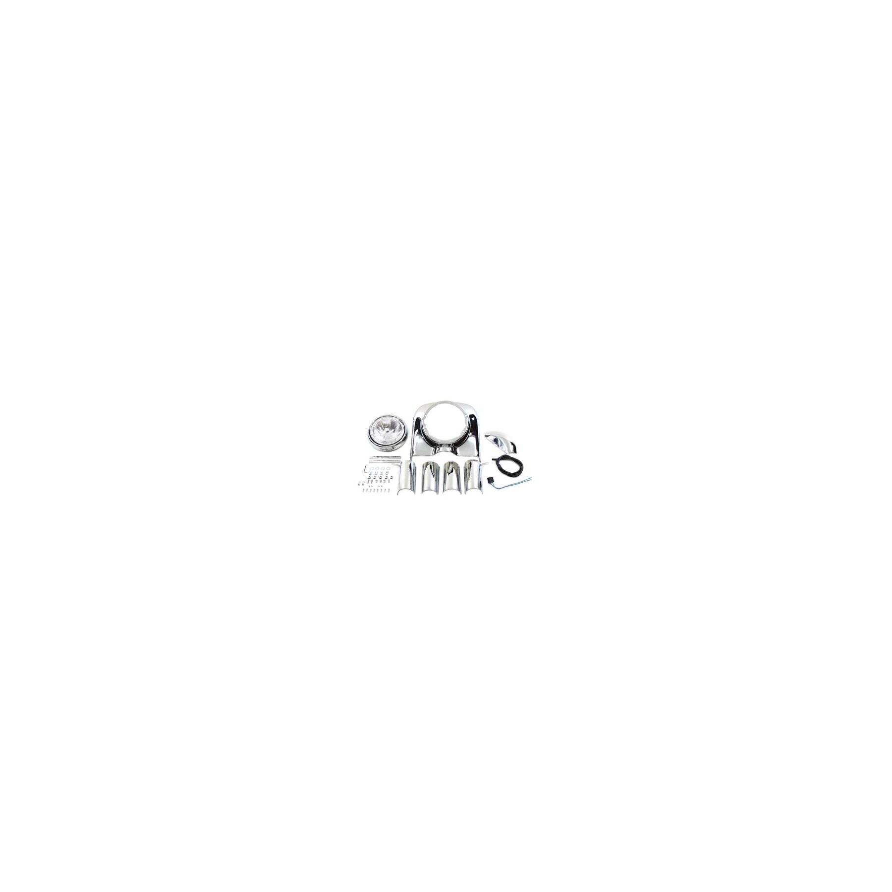 V-Twin Mfg. 7 Headlamp Cowl Kit For Harley FL 1980-1992