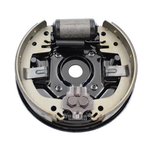 V-Twin Mfg. Hydraulic Rear Backing Plate Assembly For Harley FL / FX 1963-1972 Black [Open Box]