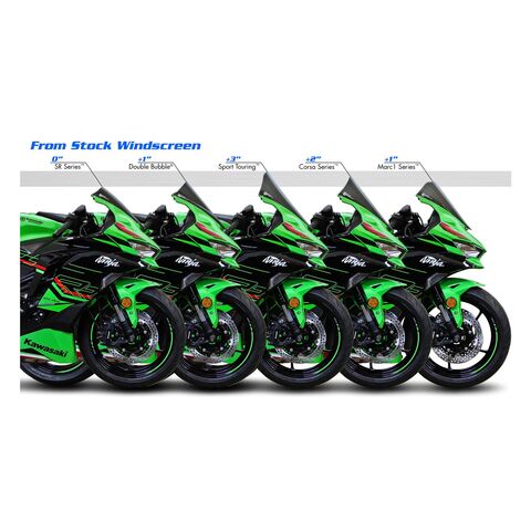 Zero Gravity Double Bubble Windscreen Kawasaki Ninja ZX-4R / ZX-4RR 2023-2026 Clear [Open Box]