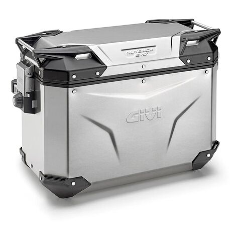Givi Outback EVO 48 Liter Side Case Right / Silver [Blemished - Good]