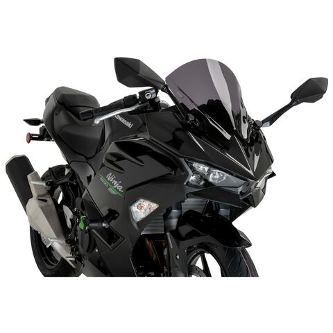 Puig Z-Racing Windscreen Kawasaki Ninja 500 2024-2026 Dark Smoke [Blemished - Very Good]