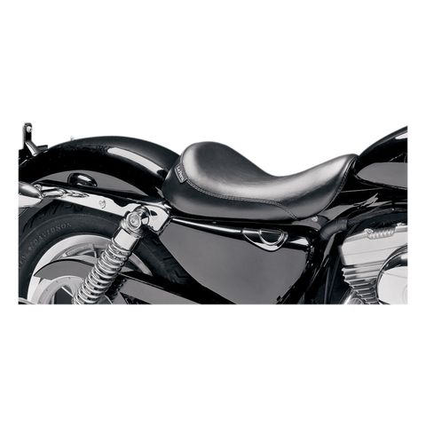 Le Pera Silhouette Solo Seat For Harley Sportster With 3.3 Gallon Tank 2004-2021 Smooth Solo Seat / Black [Demo - Acceptable]