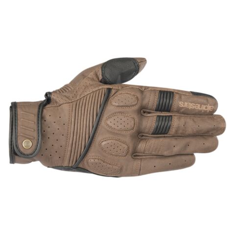 Alpinestars Oscar Crazy 8 Gloves Brown/Black / LG [Blemished - Good]