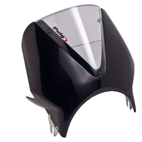 Puig Vision Universal Windscreen Clear/Black [Blemished - Very Good]