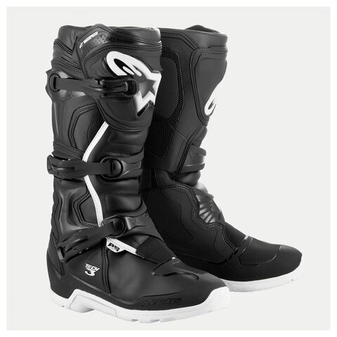 Alpinestars Tech 3 Enduro Waterproof Boots Black/White / 6 [Blemished - Good]