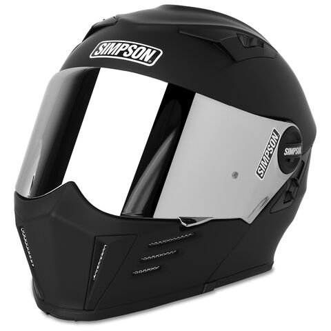 Simpson Mod Bandit Helmet Matte Black / MD [Open Box]