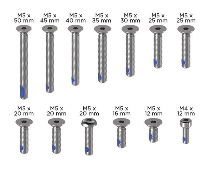 Quad Lock Replacement Screw Set V2 - RevZilla