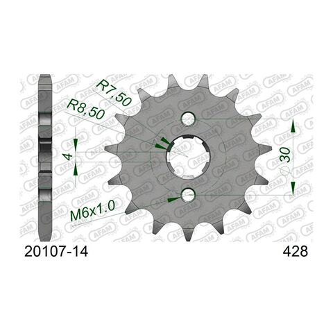 AFAM Standard Front Sprocket Honda / KYMCO