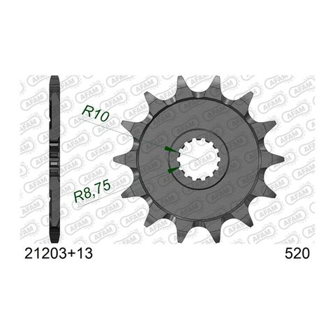 AFAM Self Cleaning Front Sprocket Yamaha / Gas Gas 125cc-200cc