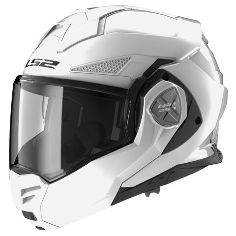 LS2 Advant X Solid Helmet Gloss White / LG [Blemished - Very Good]